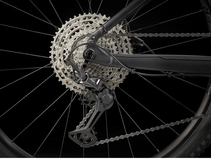 2022 Trek Powerfly 5 Electric Mountain Bike in Black-4